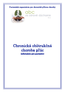 Chronická obštrukčná choroba pľúc