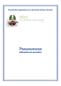 Pneumotorax