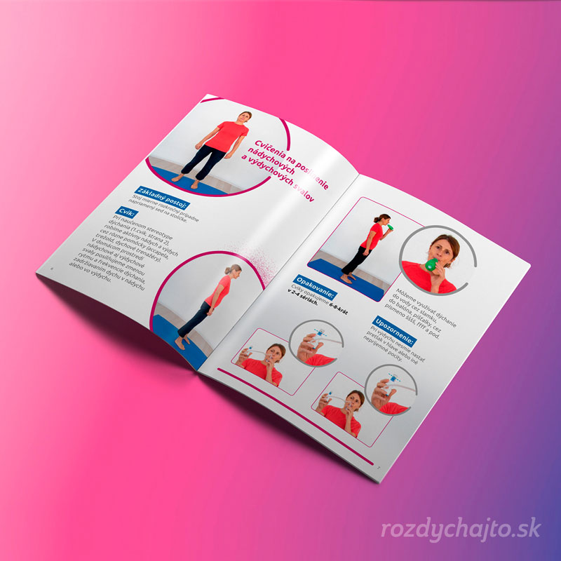 Brožúra - Cvičenie pre správne dýchanie - náhľad